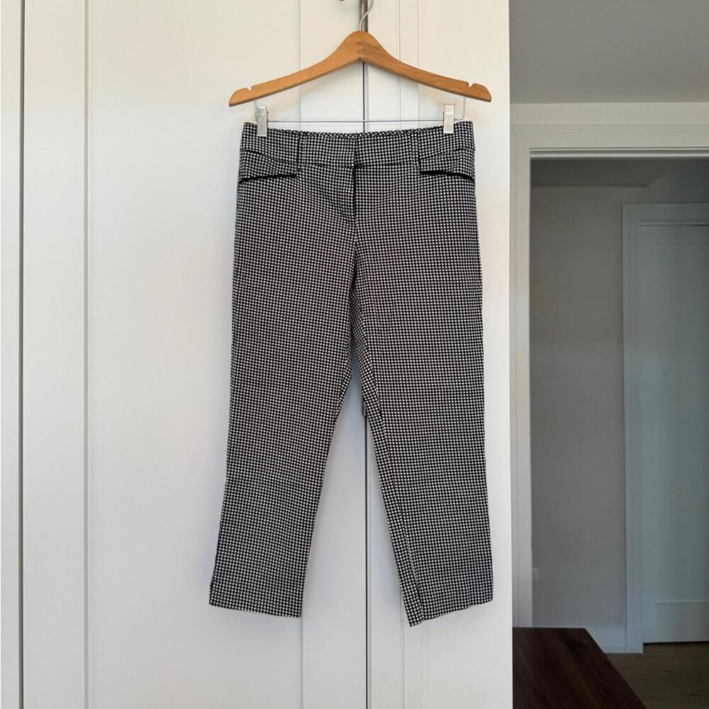 90’s Vintage Capris Black and White Checkered Pants Sz 4